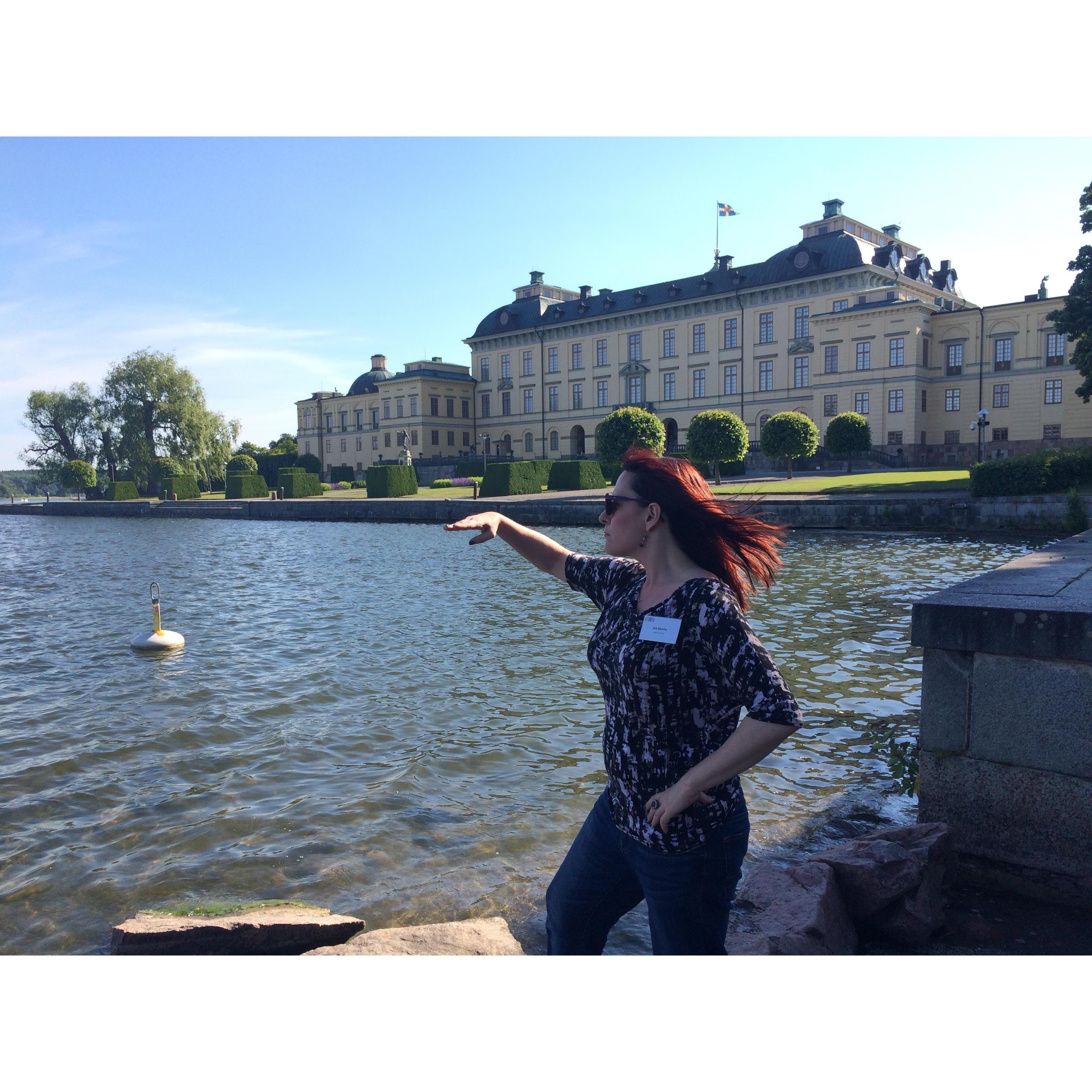 Being silly in Sweden. Like you do.