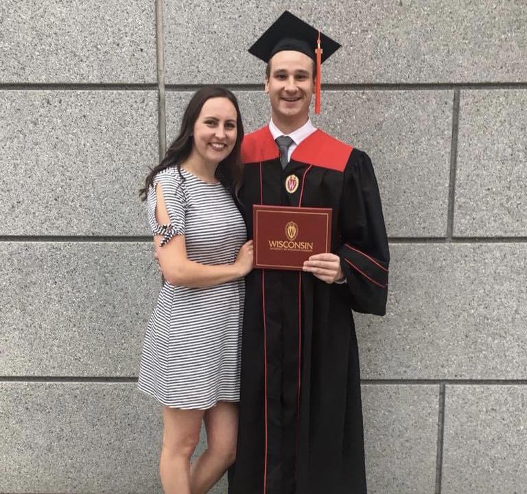 Brad’s college graduation