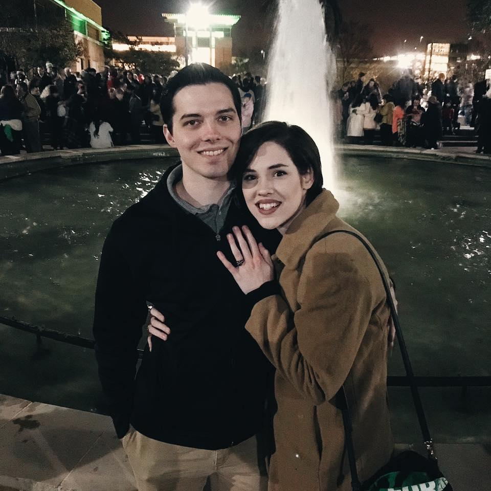 My ring ceremony at UNT