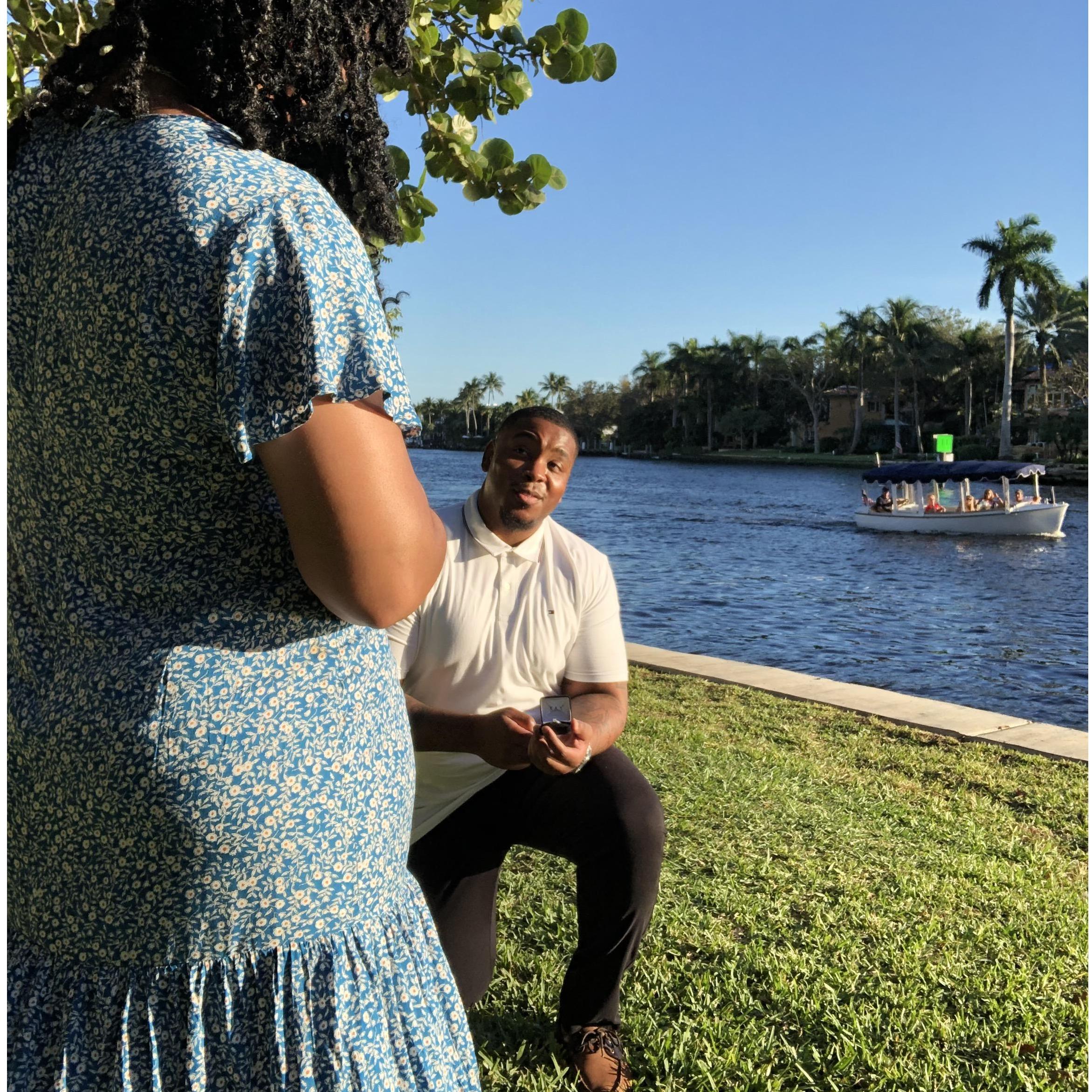 Proposal!!!  Ft.Laudy.Florida.  Dec. 13, 2020.
