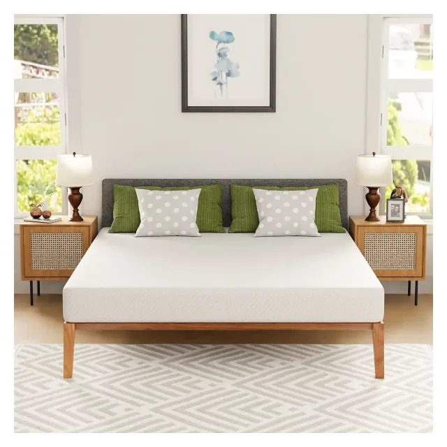 FDW 8 inch King Mattress Gel Memory Foam Mattress for Cool Sleep & Pressure Relief/Medium Firm Mattresses CertiPUR-US Certified/Bed-in-a-Box,King