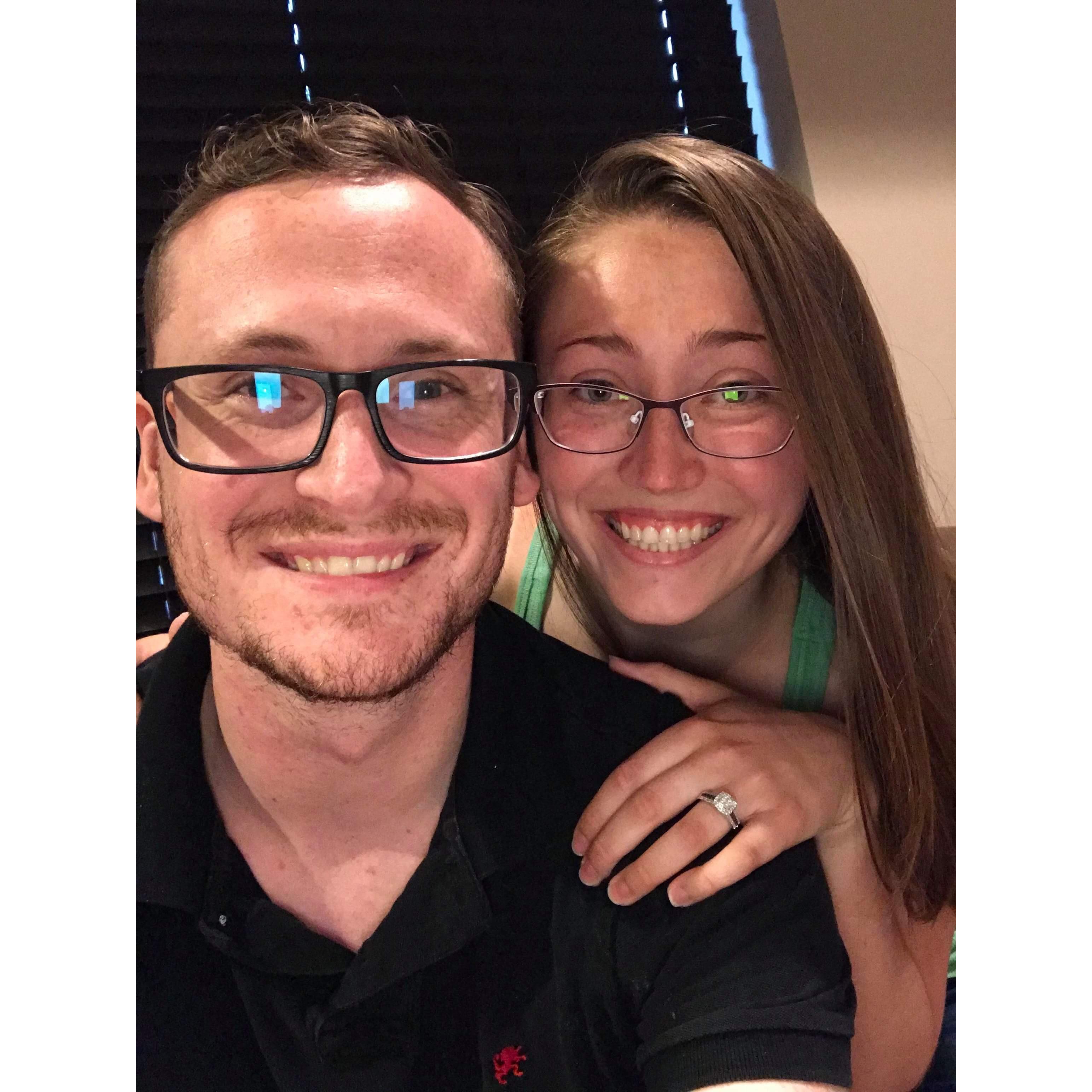 The day we got engaged