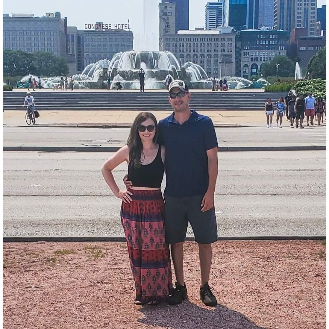 Chicago, July 2021 - where Aaron first said, "I love you"