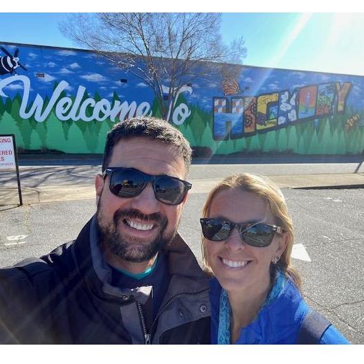 One of the few trips Morgan took to NC before COVID