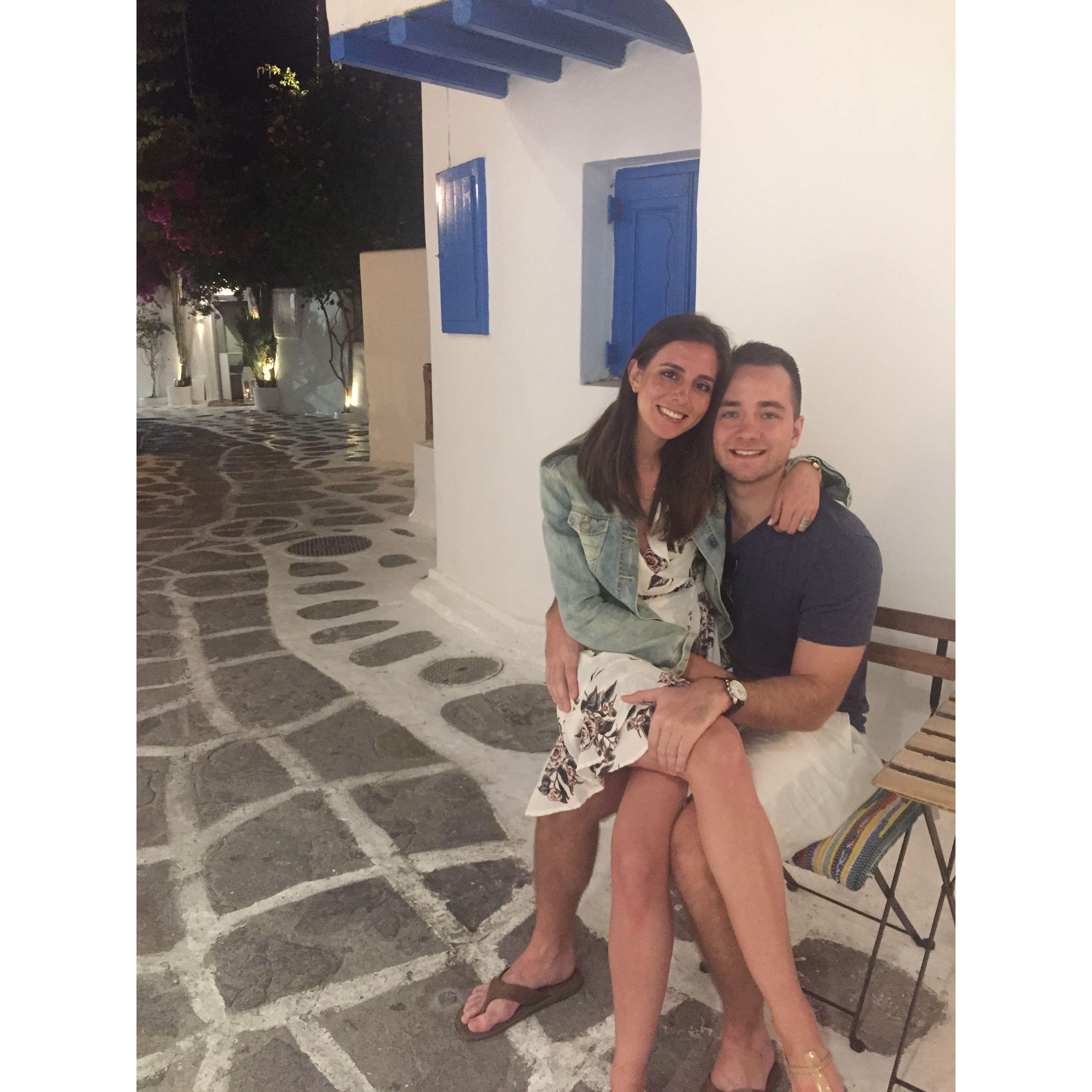 A night in Mykonos. Best trip ever!