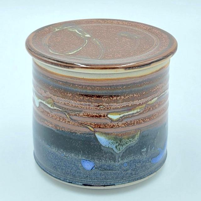 Liscom Hill Pottery - Persimmon French Butter Dish