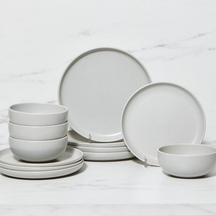 Percy Grey 20 Piece Dinnerware Set, Service for 4