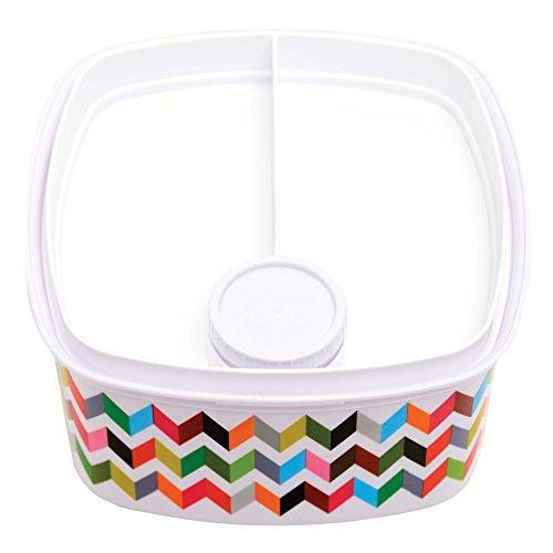 French Bull 7" Deluxe Salad Container - Food Storage - Lunch, Travel, Airtight - Ziggy
