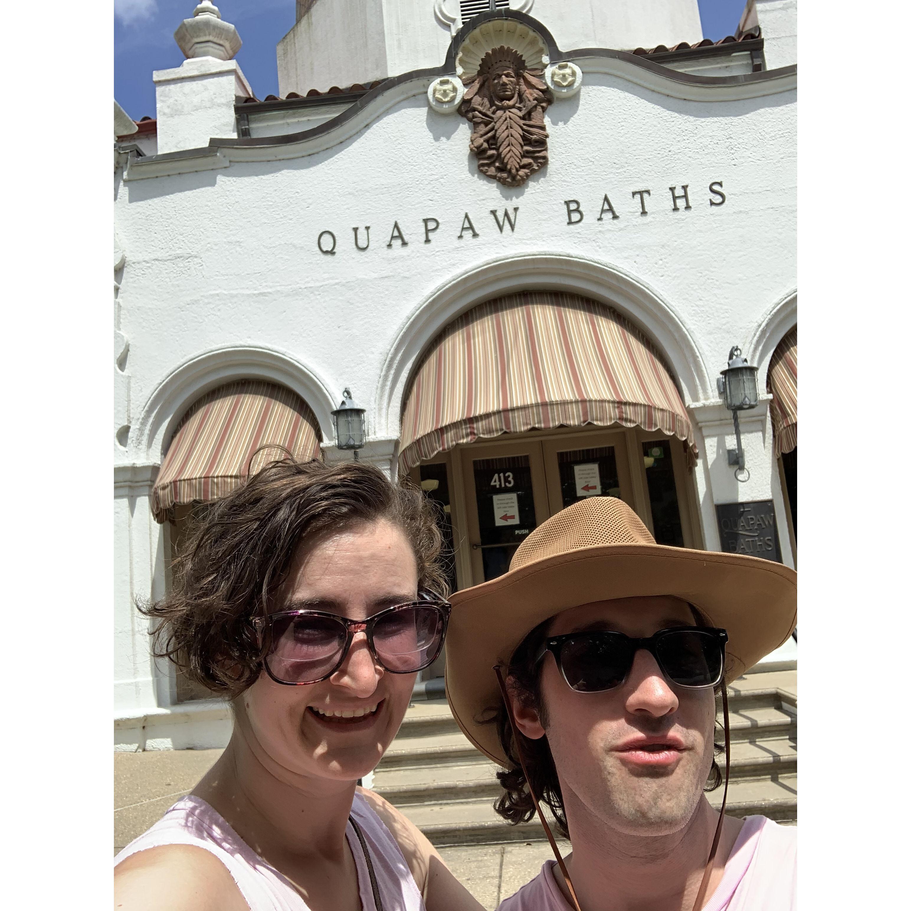 Quapaw Bathhouse in Hot Springs, AR