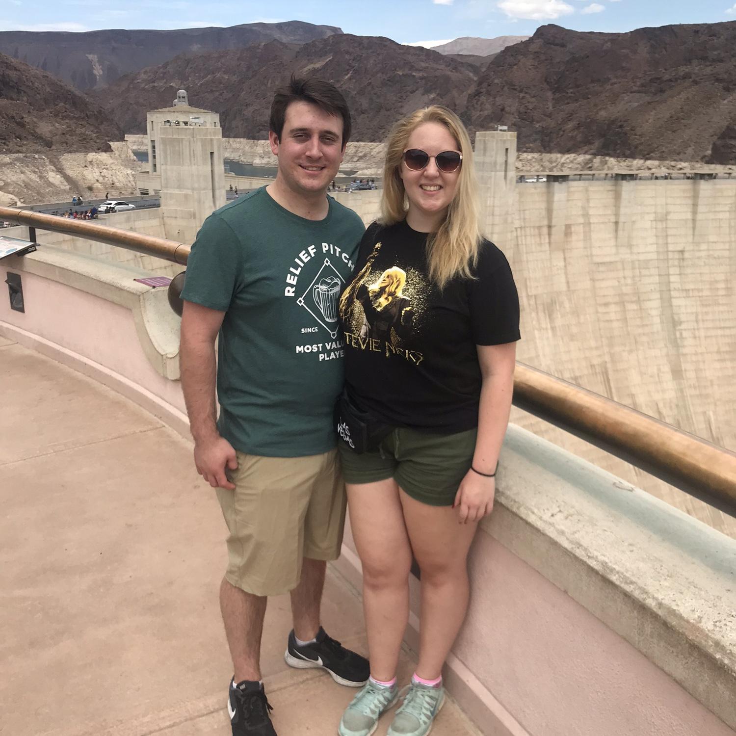 Brad & Amber Dawn at the Hoover Dam, 2018