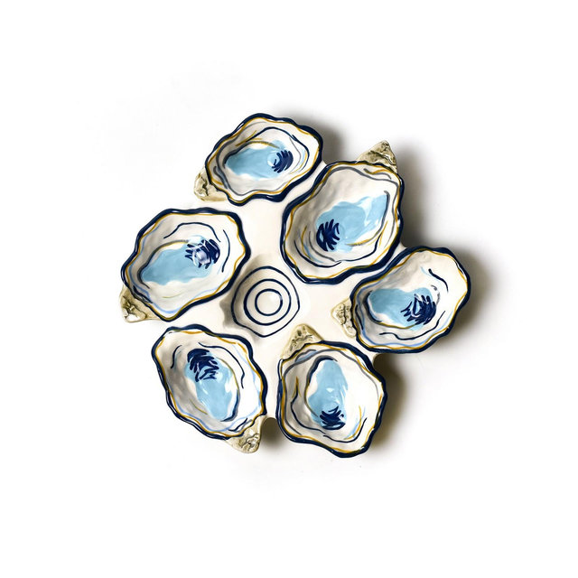 Coton Colors by Laura Johnson Oyster Half Dozen Platter
