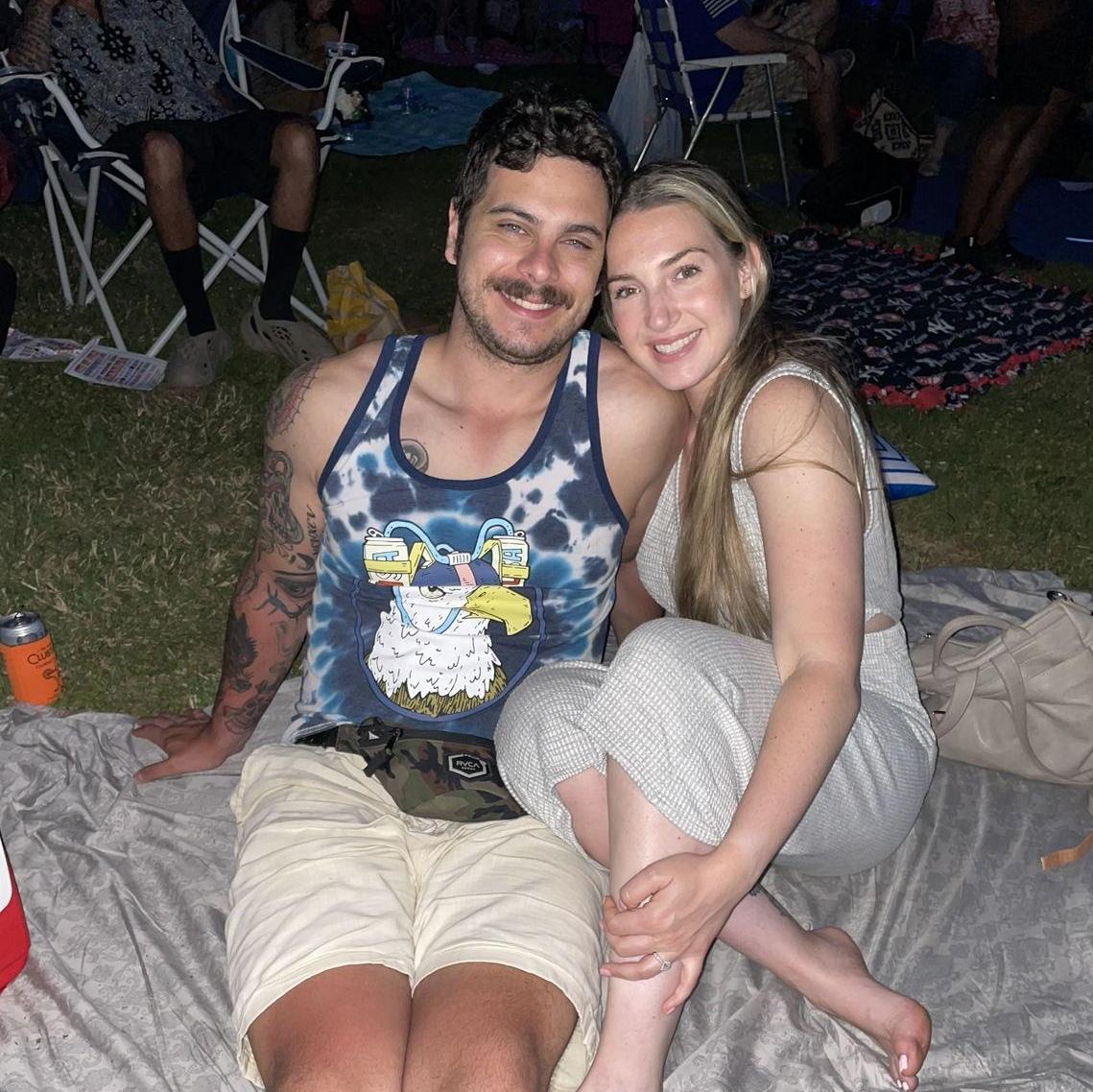 July 2022- They watched fireworks at the Kensico Dam for July 4th