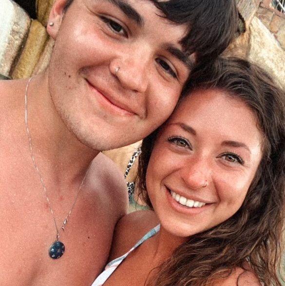 Our first picture together on our first date