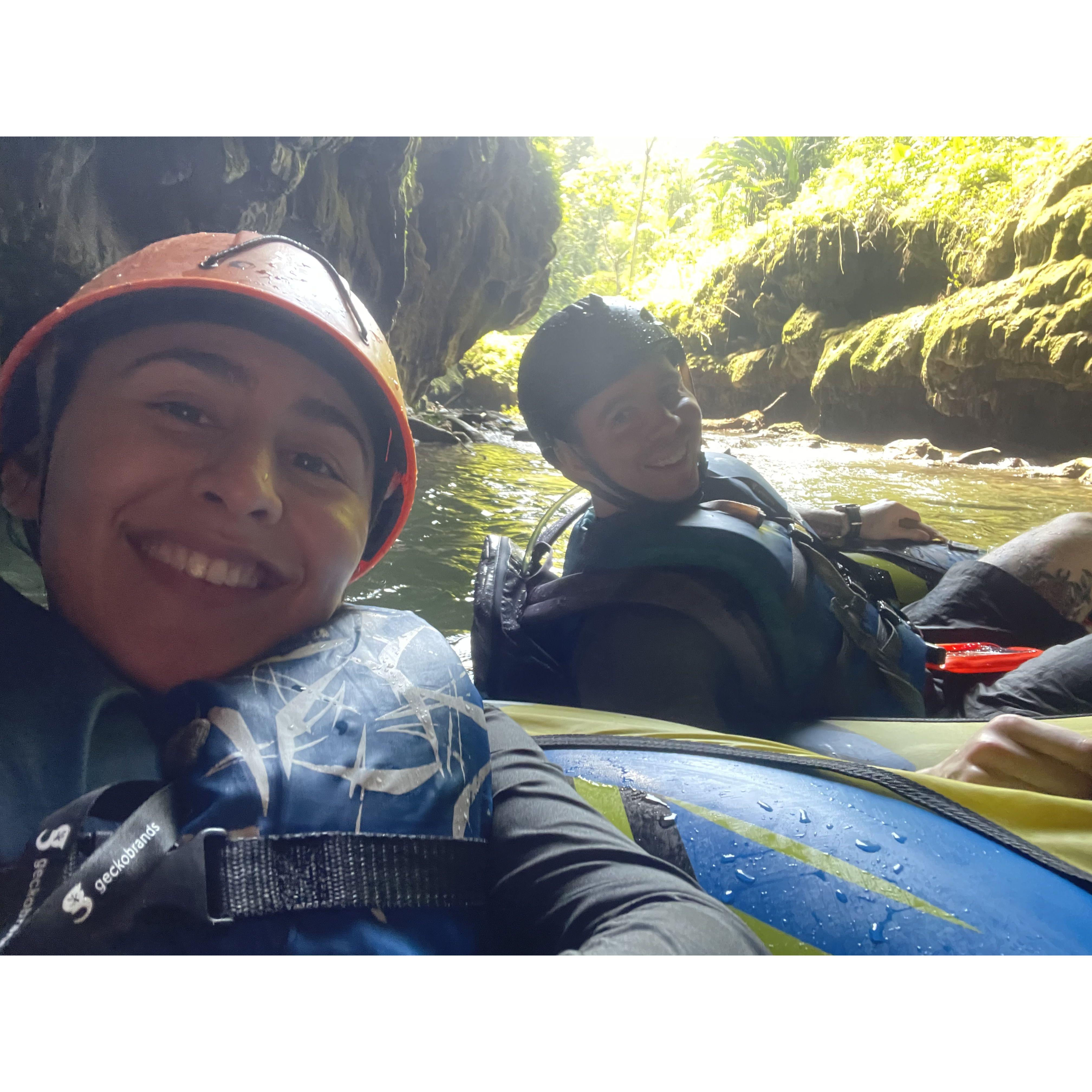 Floating through caves in Arecibo, Puerto Rico - February 2023