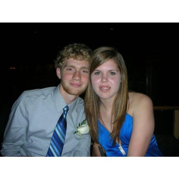 I think this was our first "date". Winter Formal circa 2009.