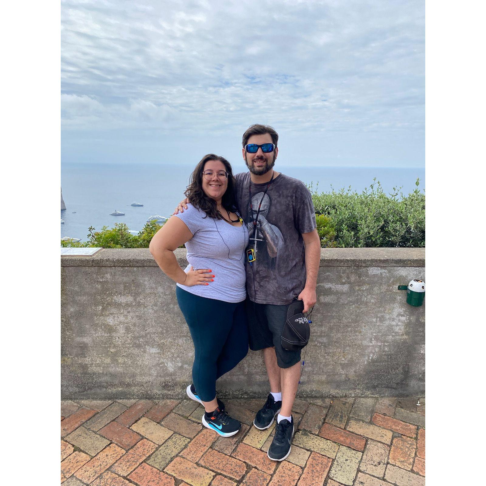 A visit to Capri near the famous Blue Grotto!