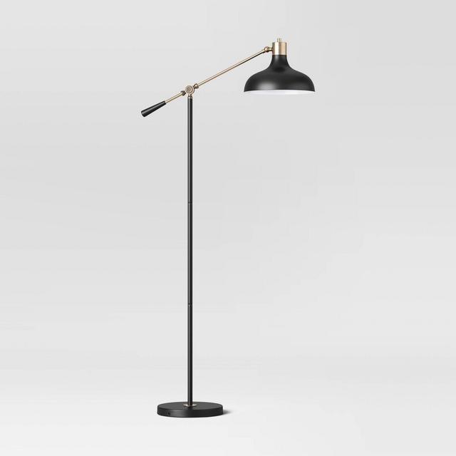 Crosby Bell Schoolhouse Floor Lamp Matte Black - Threshold™