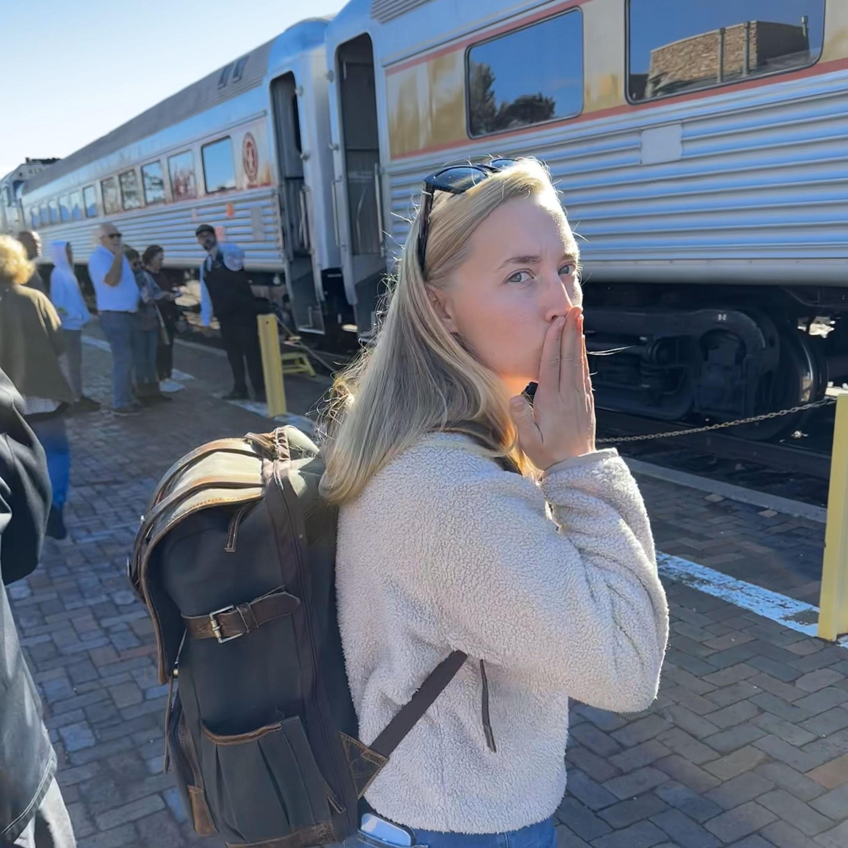 Train to the Grand Canyon from Williams Arizona (2022)