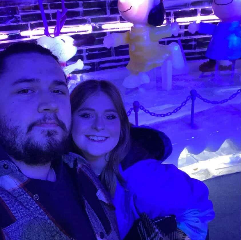 Max took me to Gaylord Palms For the Peanuts ice sculpture exhibit on my 21st birthday 2023!