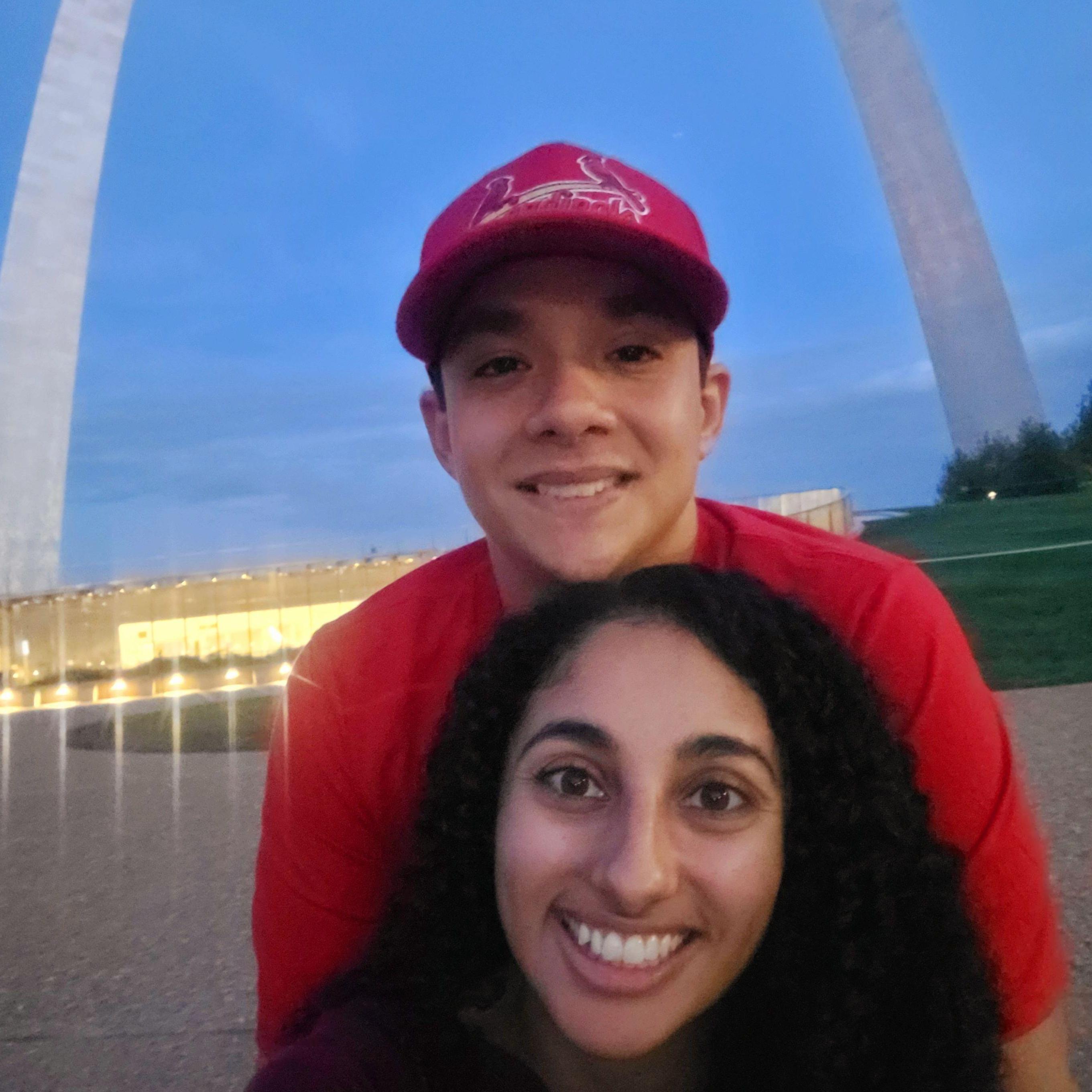 St. Louis, the city where we met and lived for a few years!