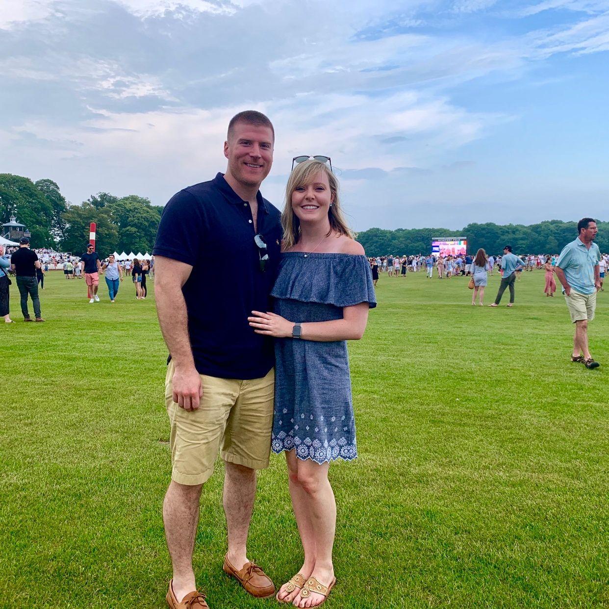 This is the first couple picture that Rachel posted on social media