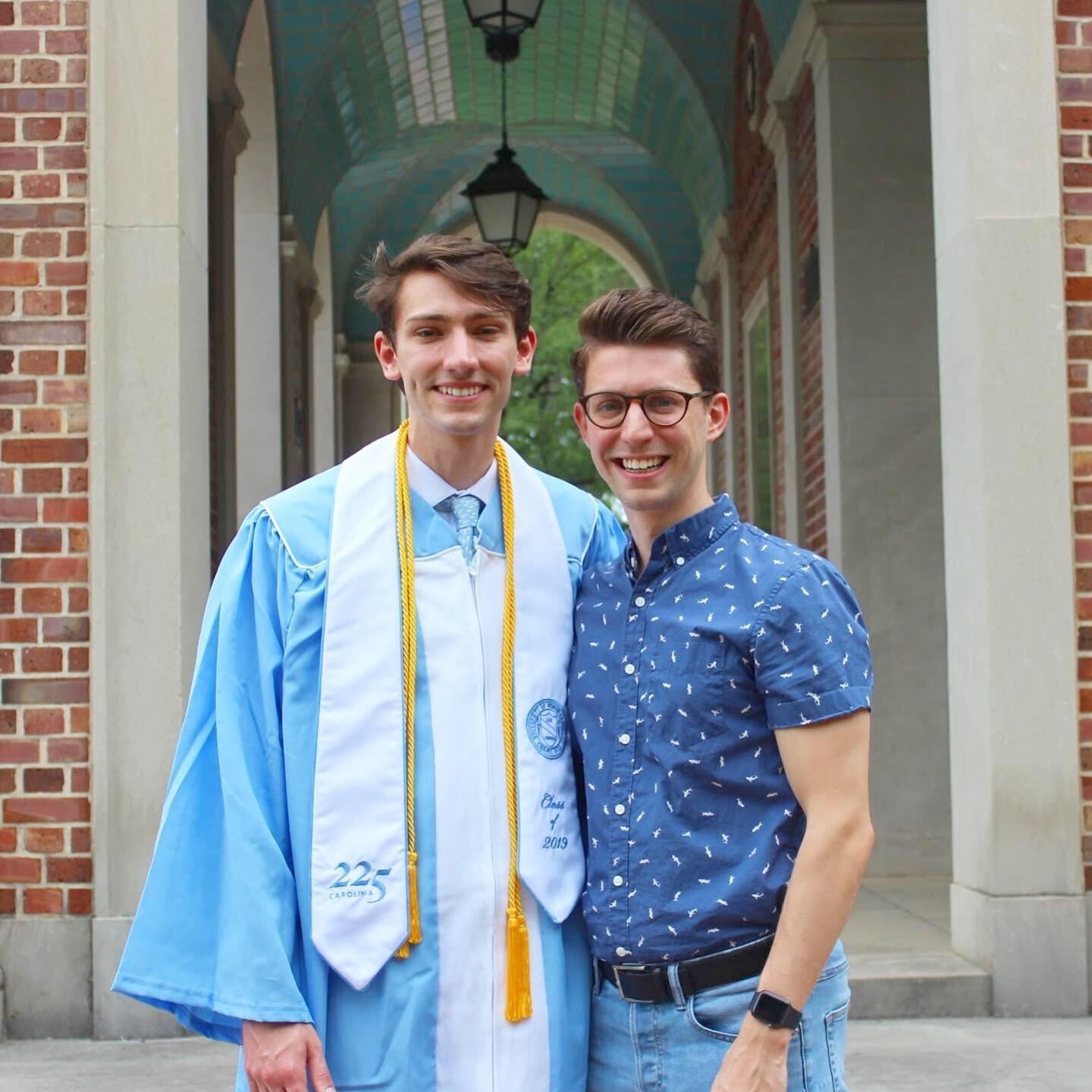 May 2019 - Drake graduating from UNC!