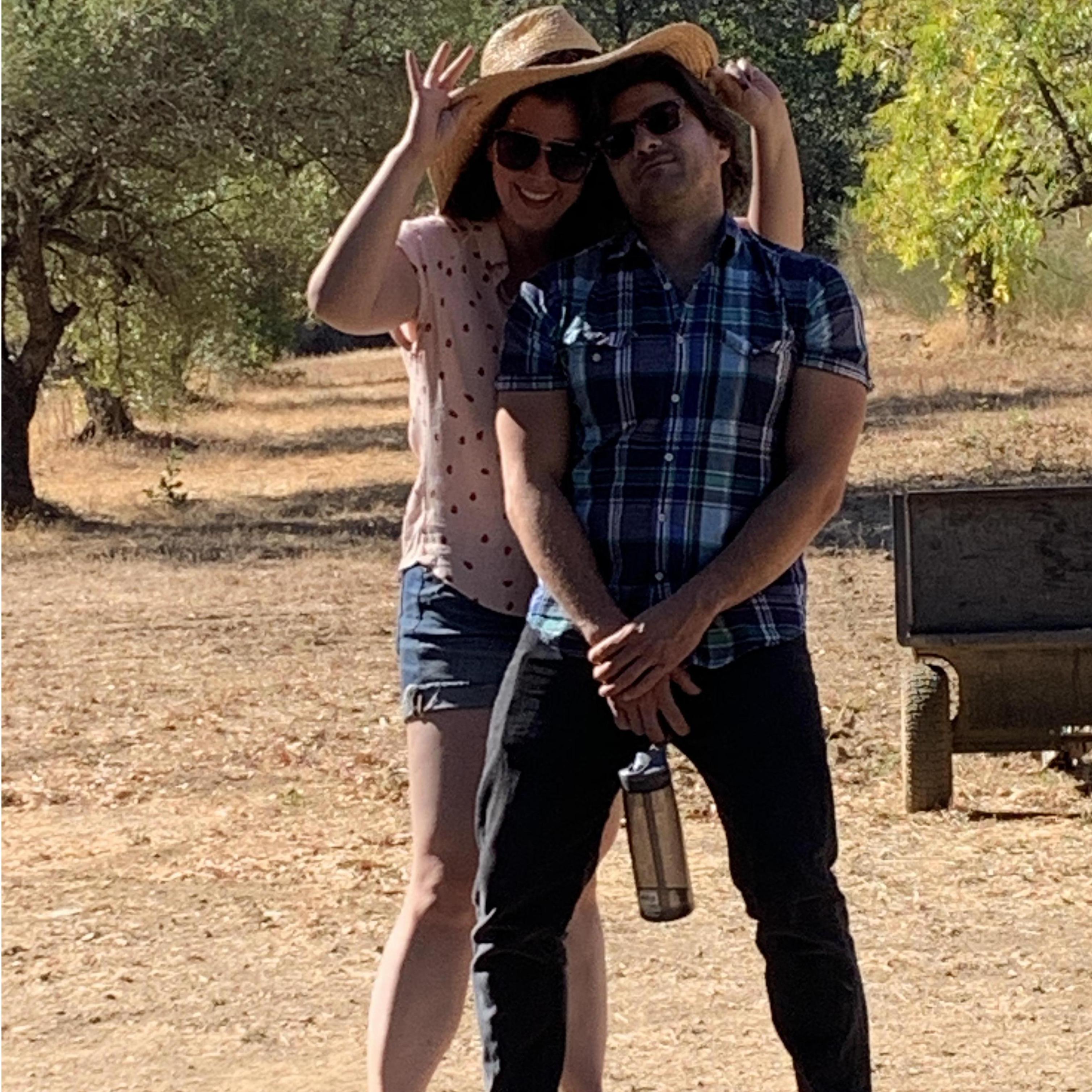 Always be wearing a giant hat.