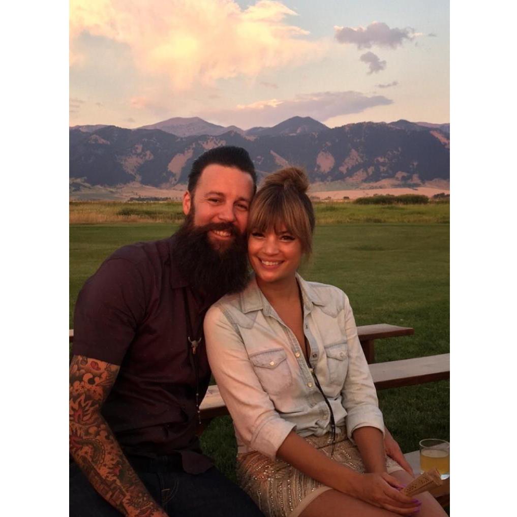 Big sky wedding love with Aly and Eric