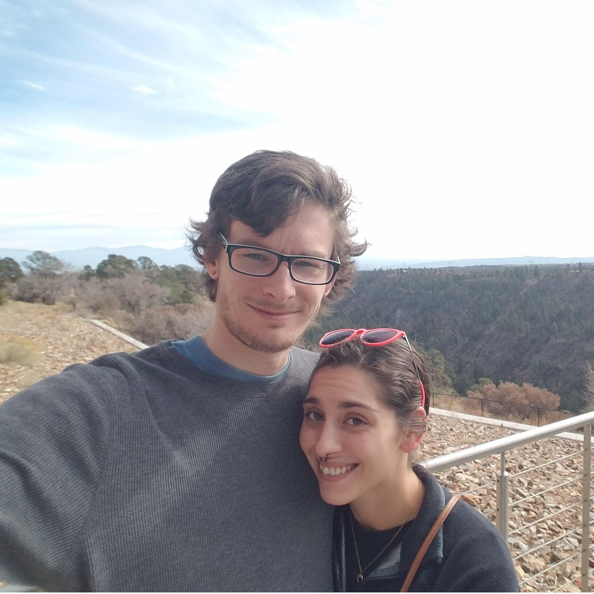 First time we both were in Los Alamos