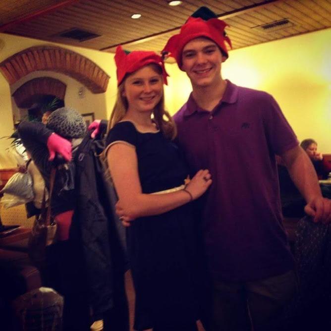 Our first Christmas together, 2013.