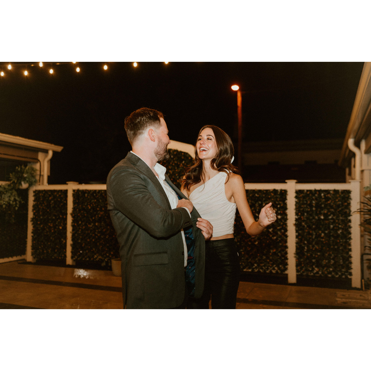 "WE'RE ENGAGED!!", Mindy screams, jumping up and down.