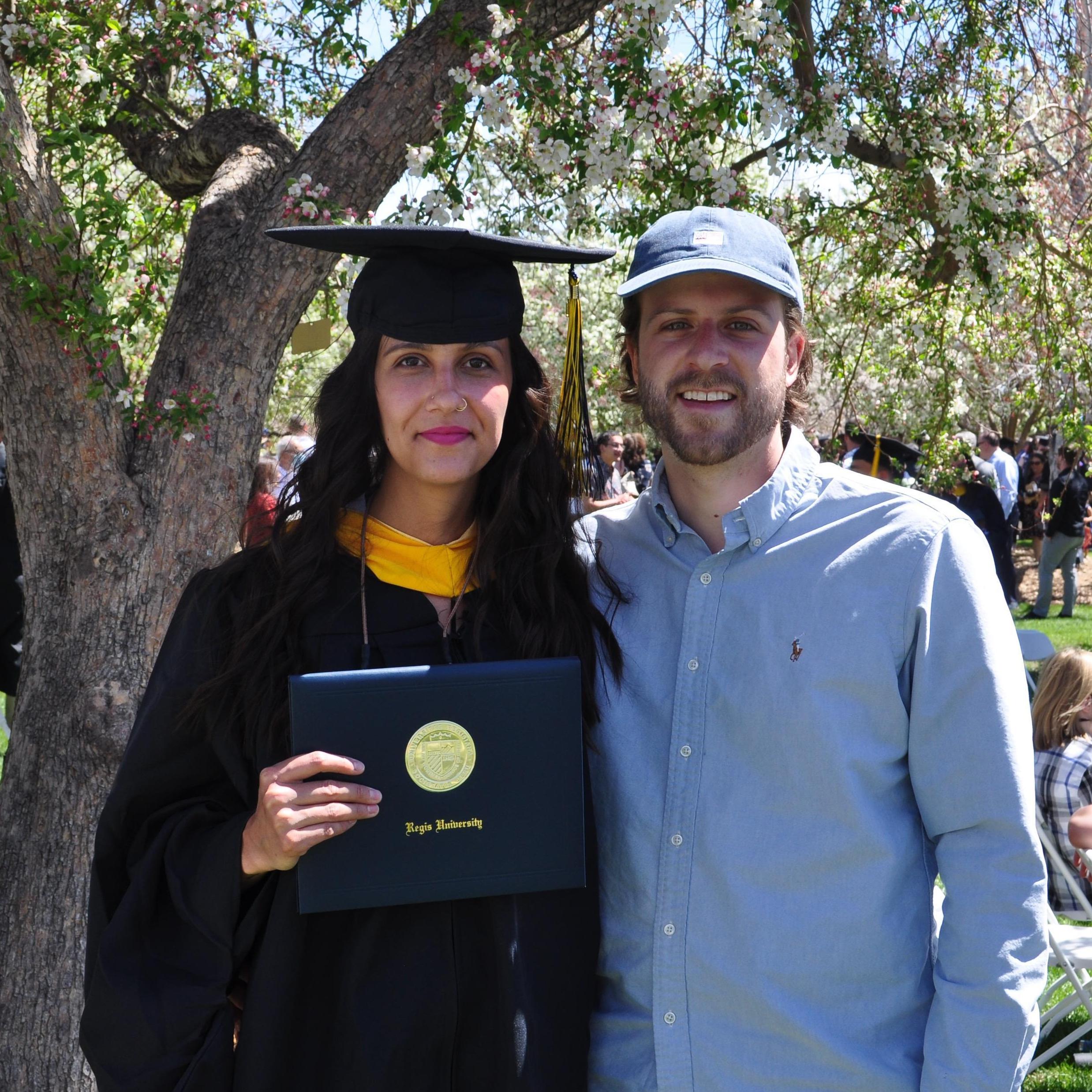 May 2021. Lily graduated from Regis' neonatal nurse practitioner program.