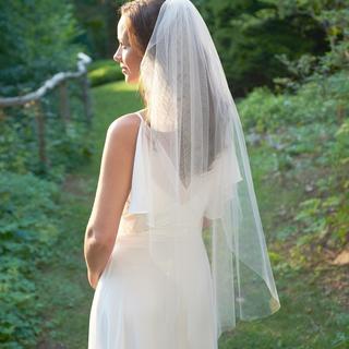 Simple Cut Edge Veil