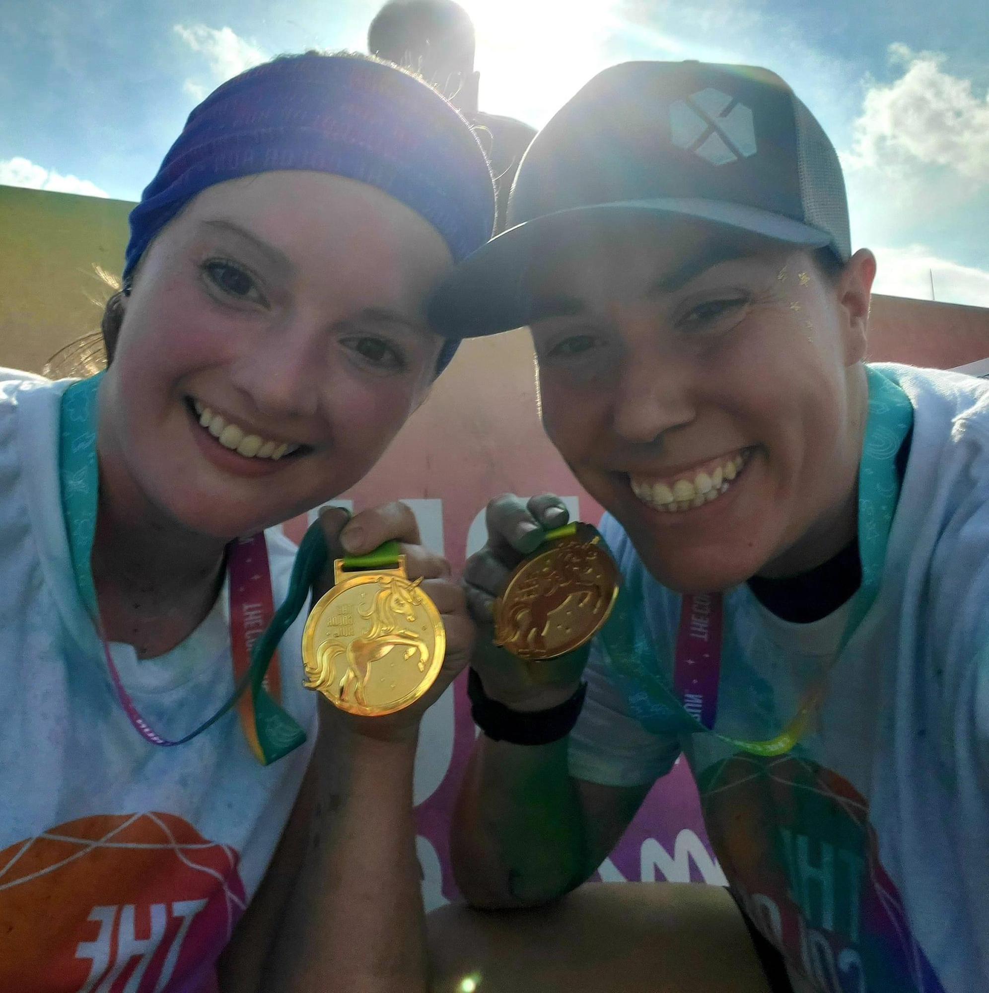 After our first fun-run!