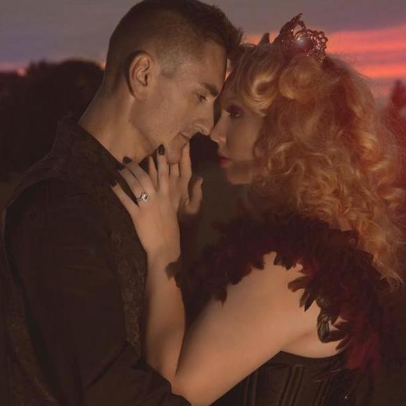 A shot from our fantasy engagement photo session with Harlow House Photography.