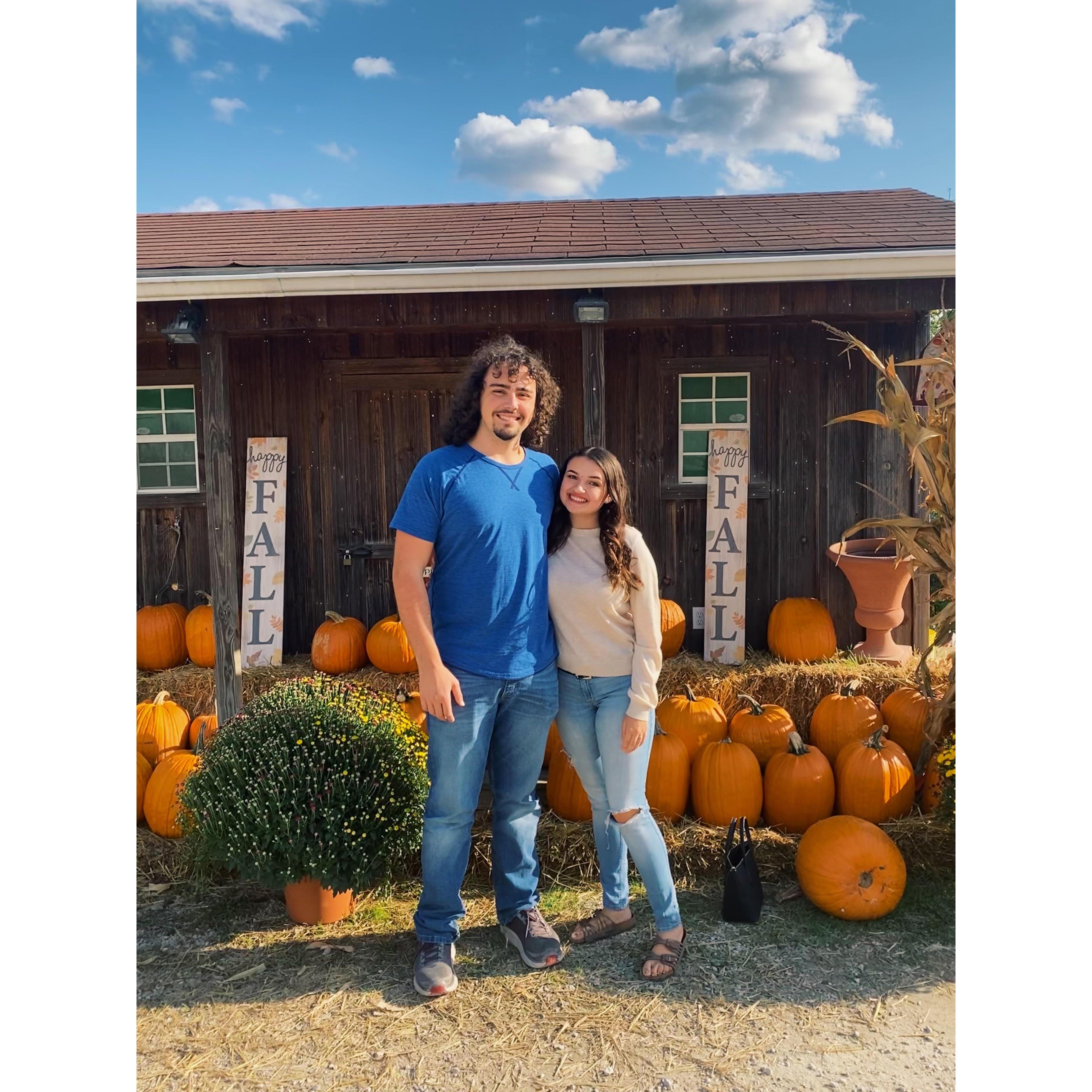 Pumpkin patch fun!