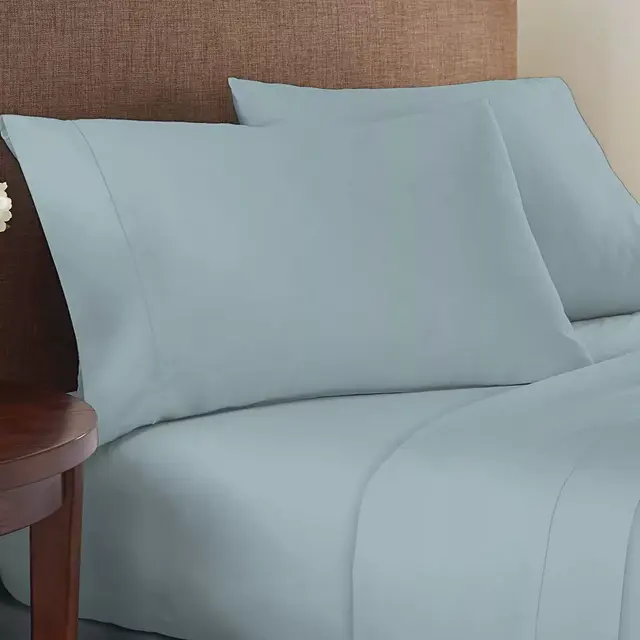 Therapedic® Performance 400-Thread-Count Sateen Queen Sheet Set in Cloud Blue