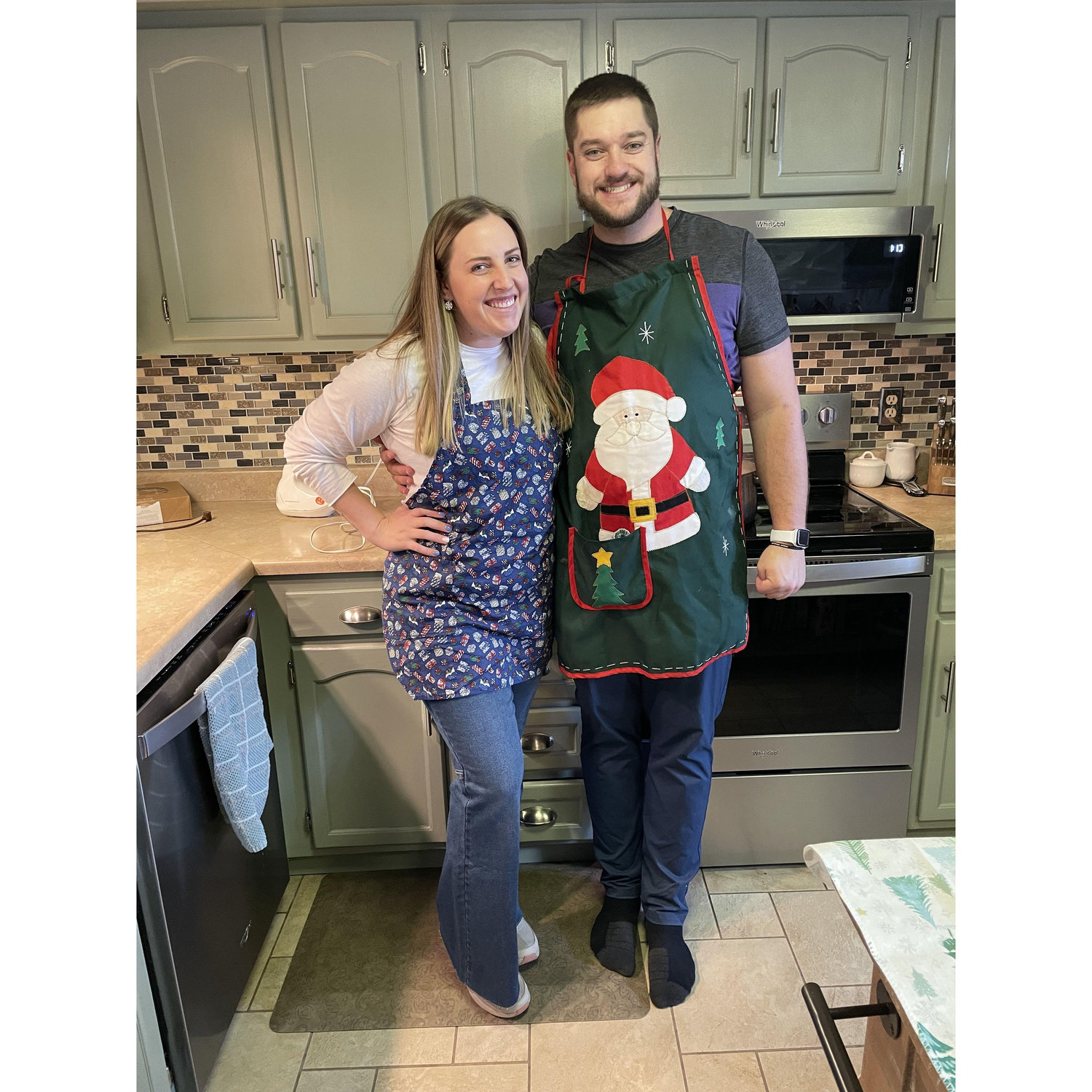 Baking Christmas cookies!