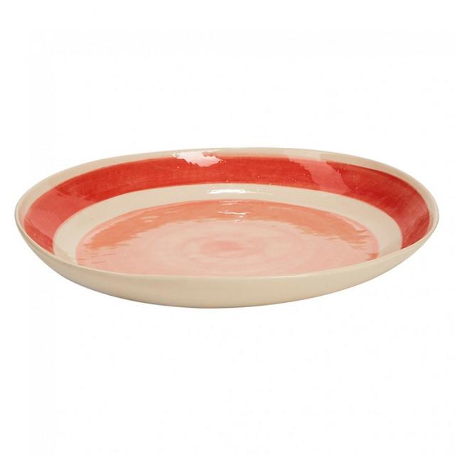Extra Large Deep Serving Bowl Poppy Red