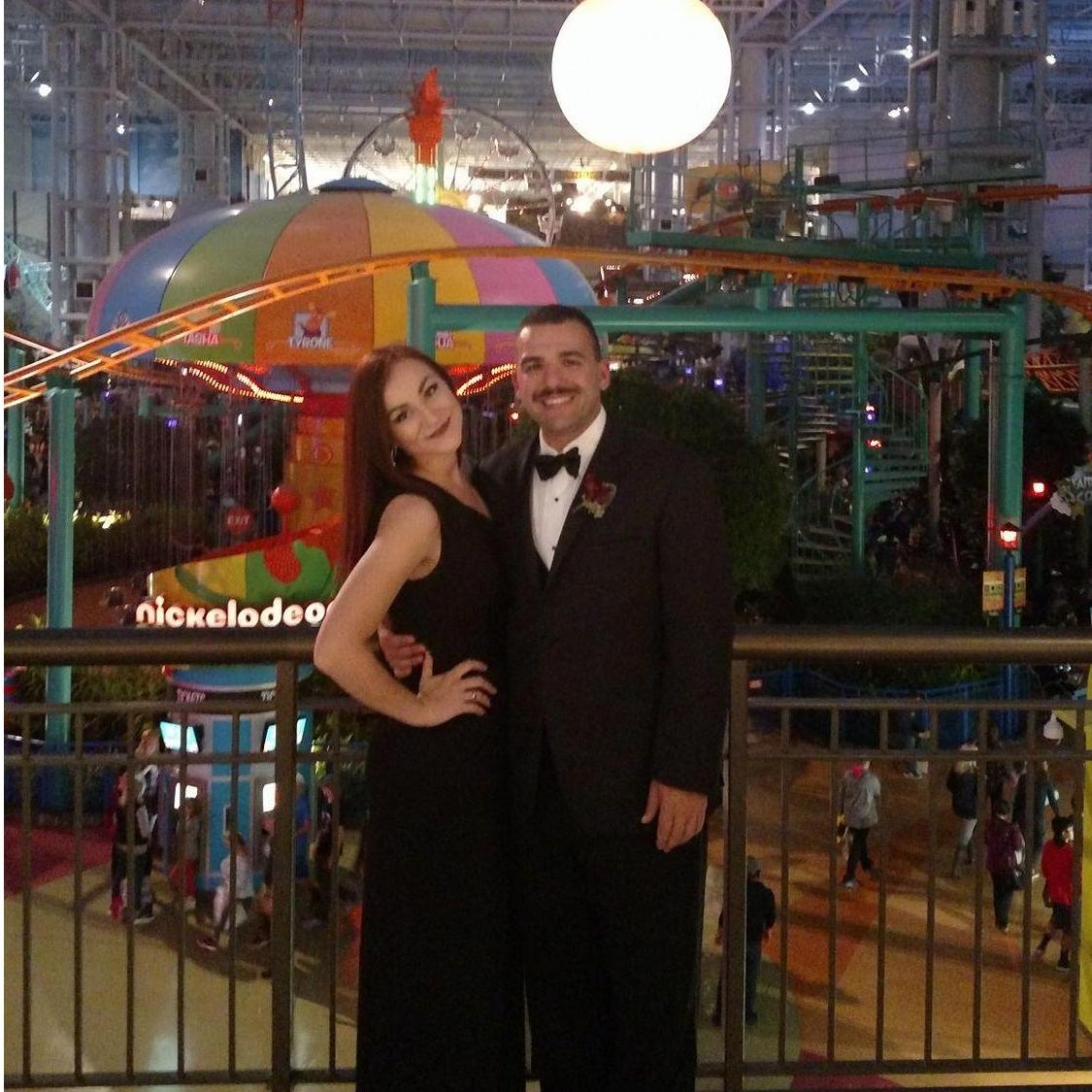 Formal attire in the Mall of America, 'cause why not?