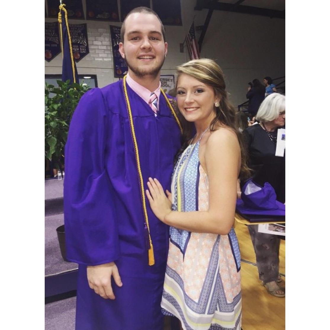 Austin's high school graduation.