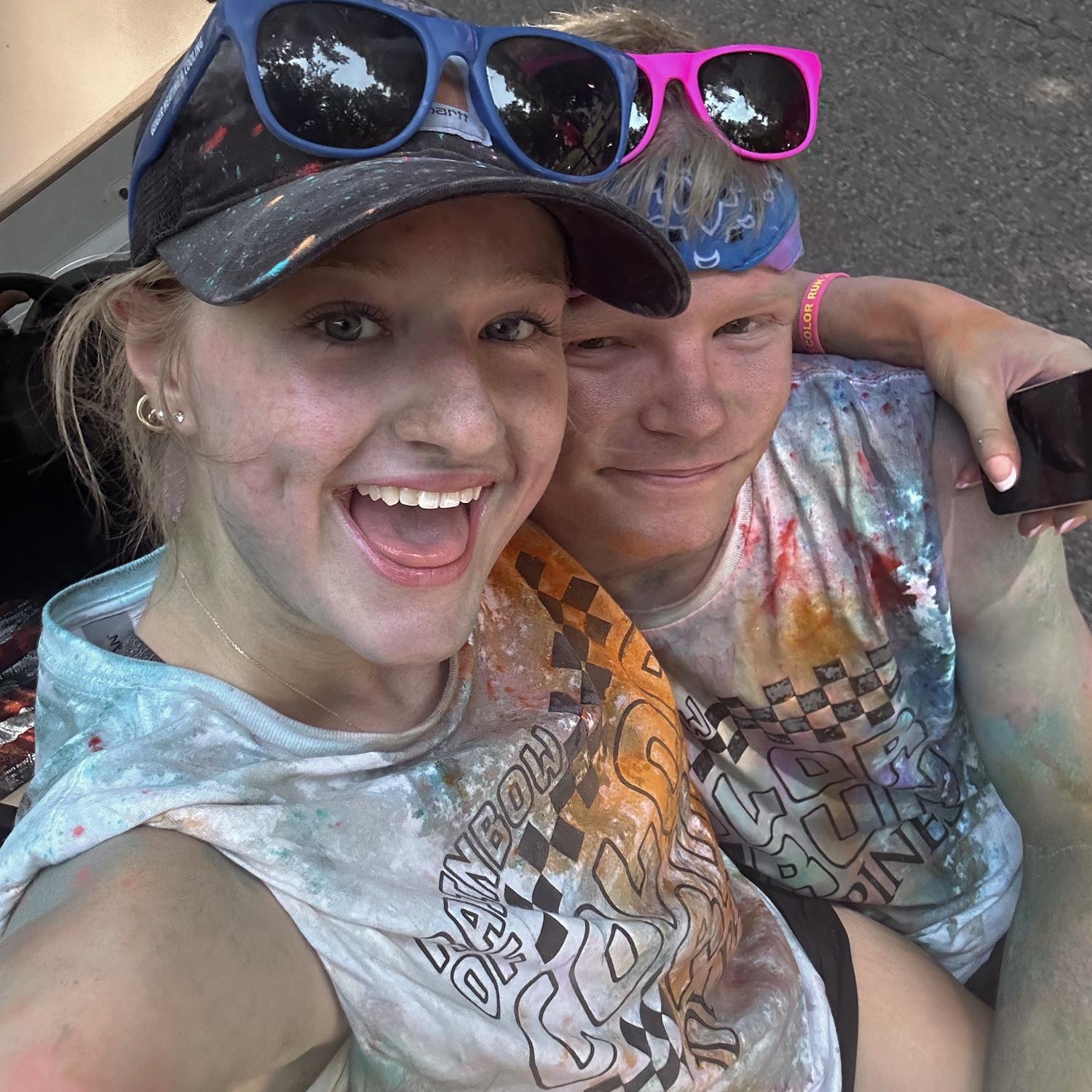 Color Run at Sandy Pines was so fun!