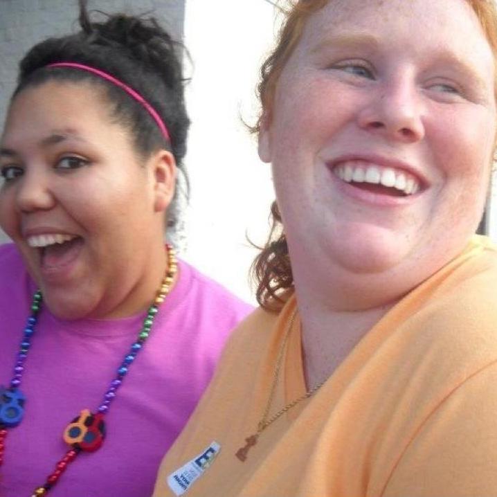 Our first Pride Festival, being a little silly-2011