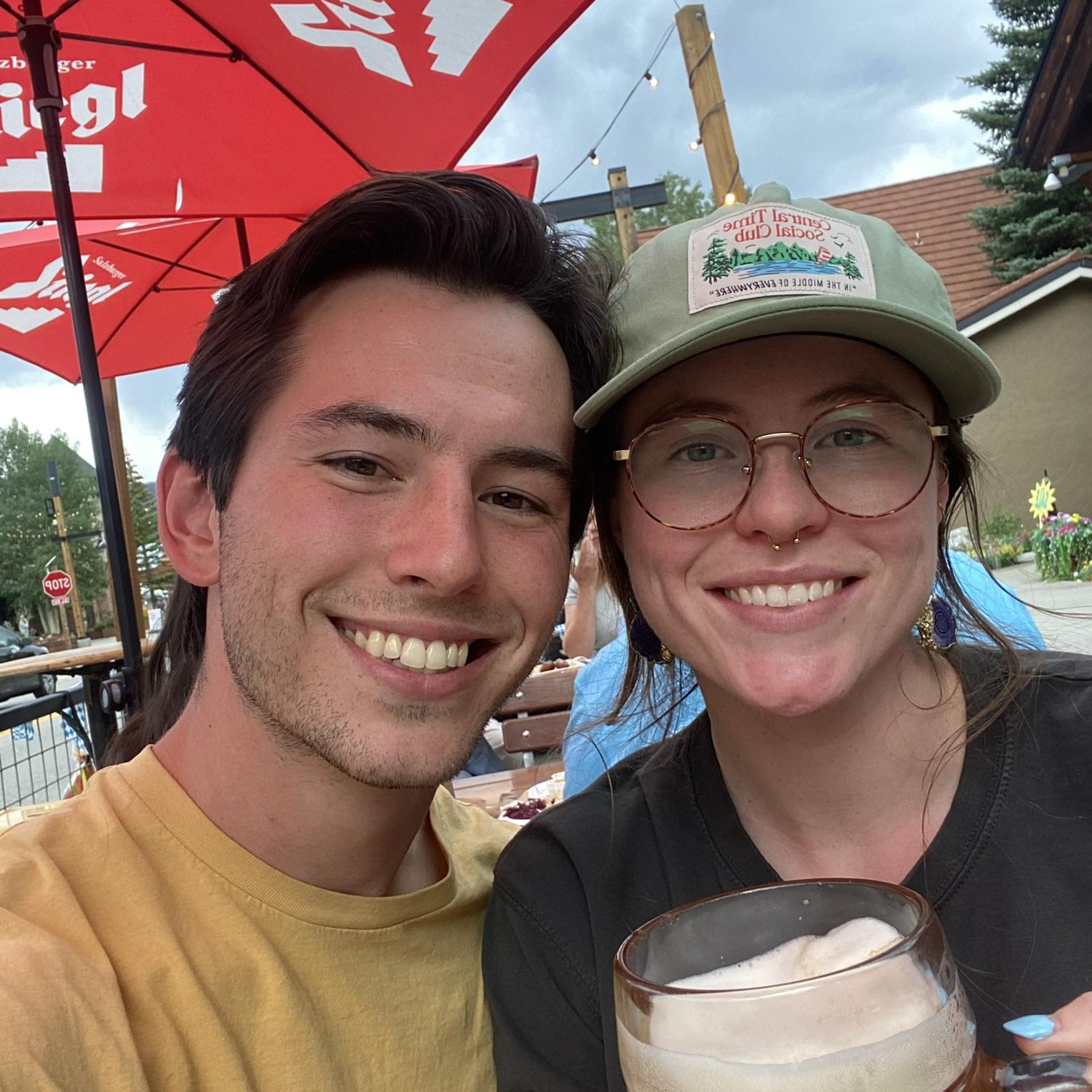 Post proposal beer in Frisco, CO
