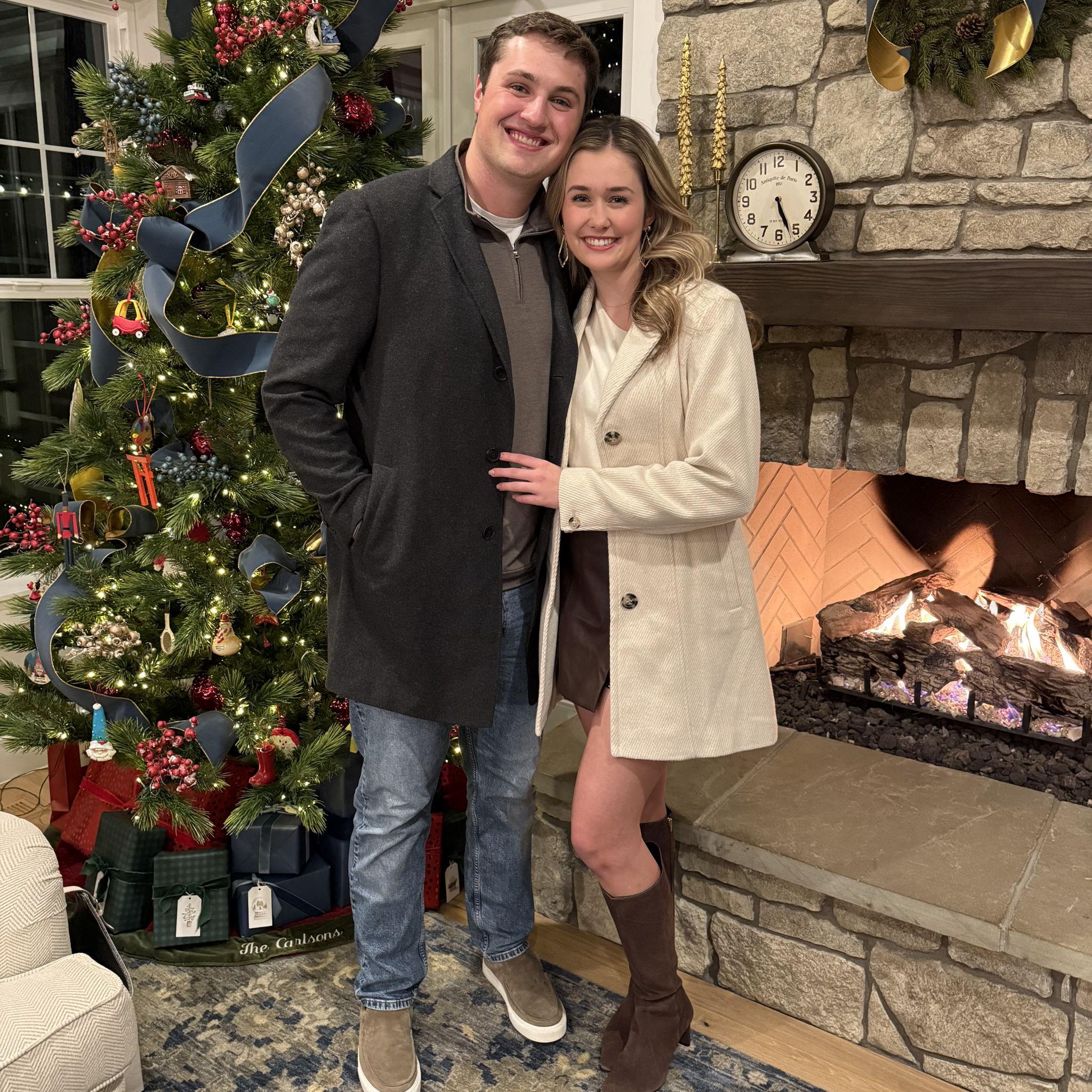 Our first Christmas together.
