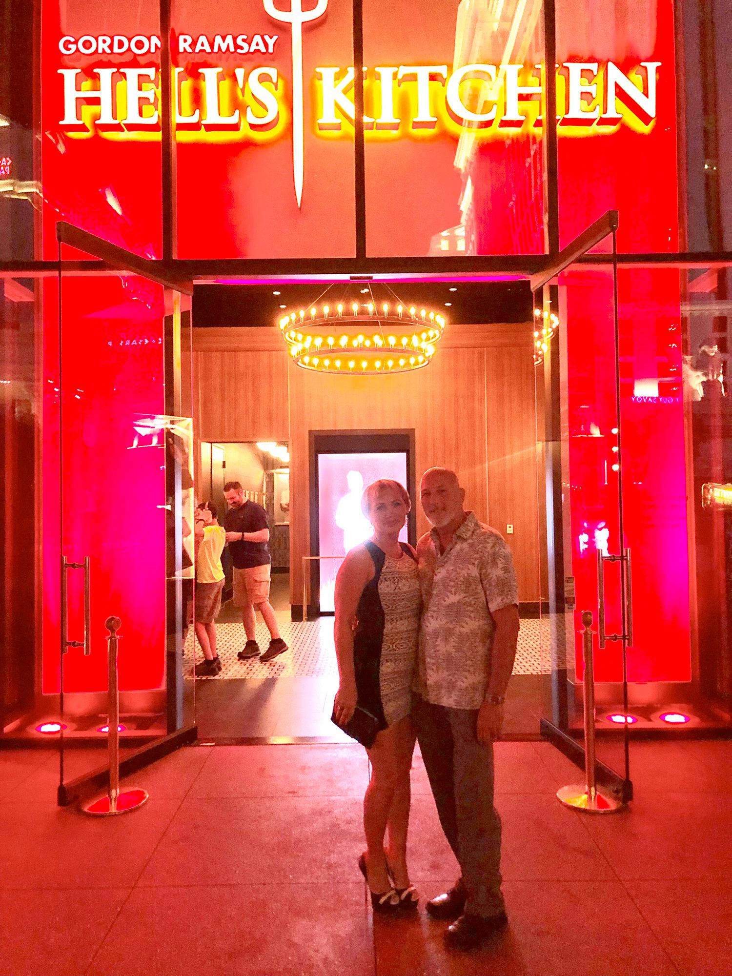 Our first time to Hell's Kitchen in Vegas