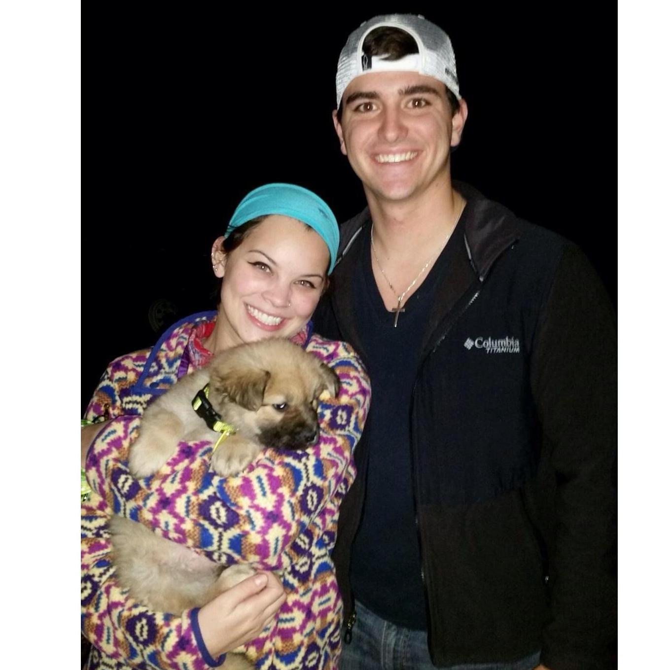 The night we first got Winston!