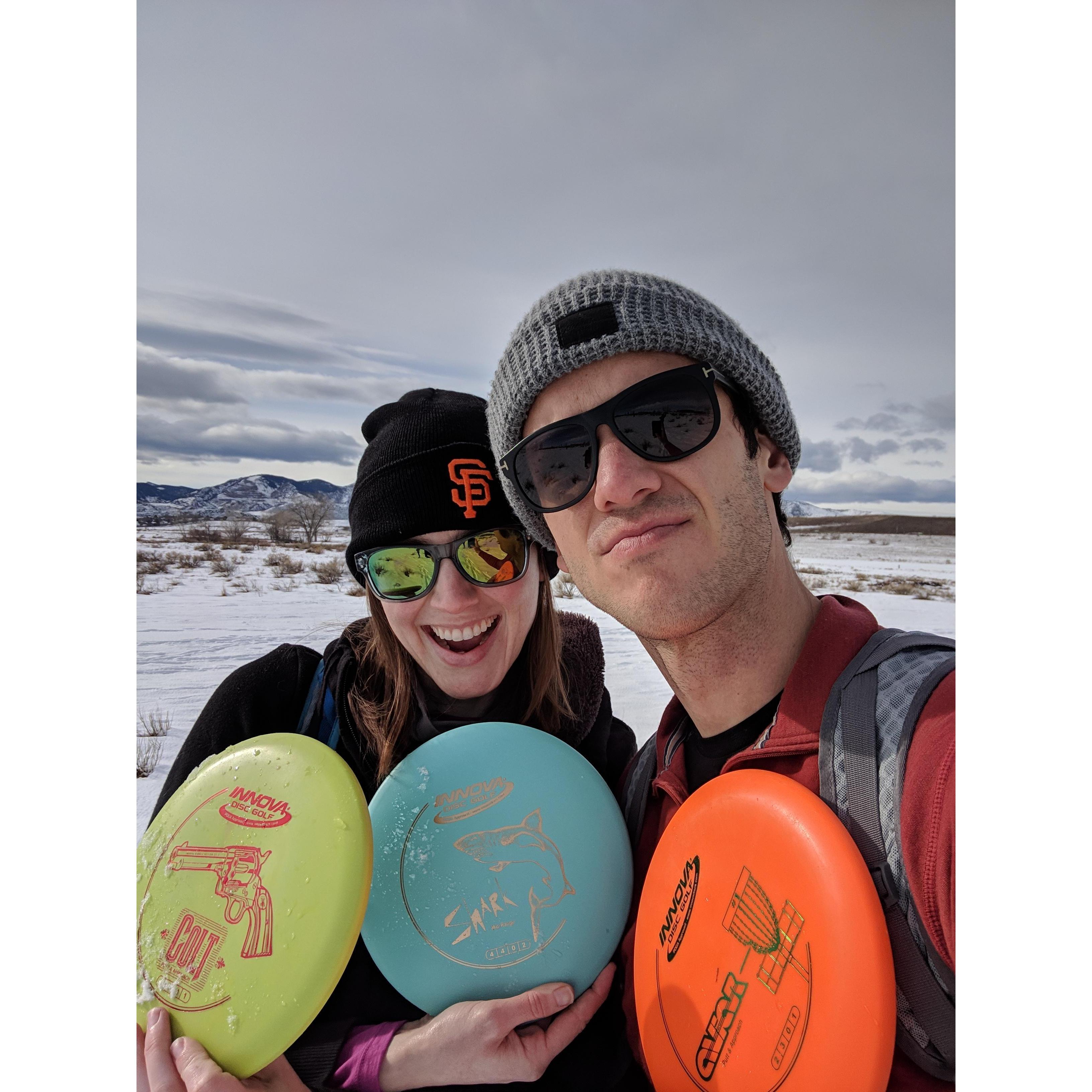 Disc golfin' in Denver