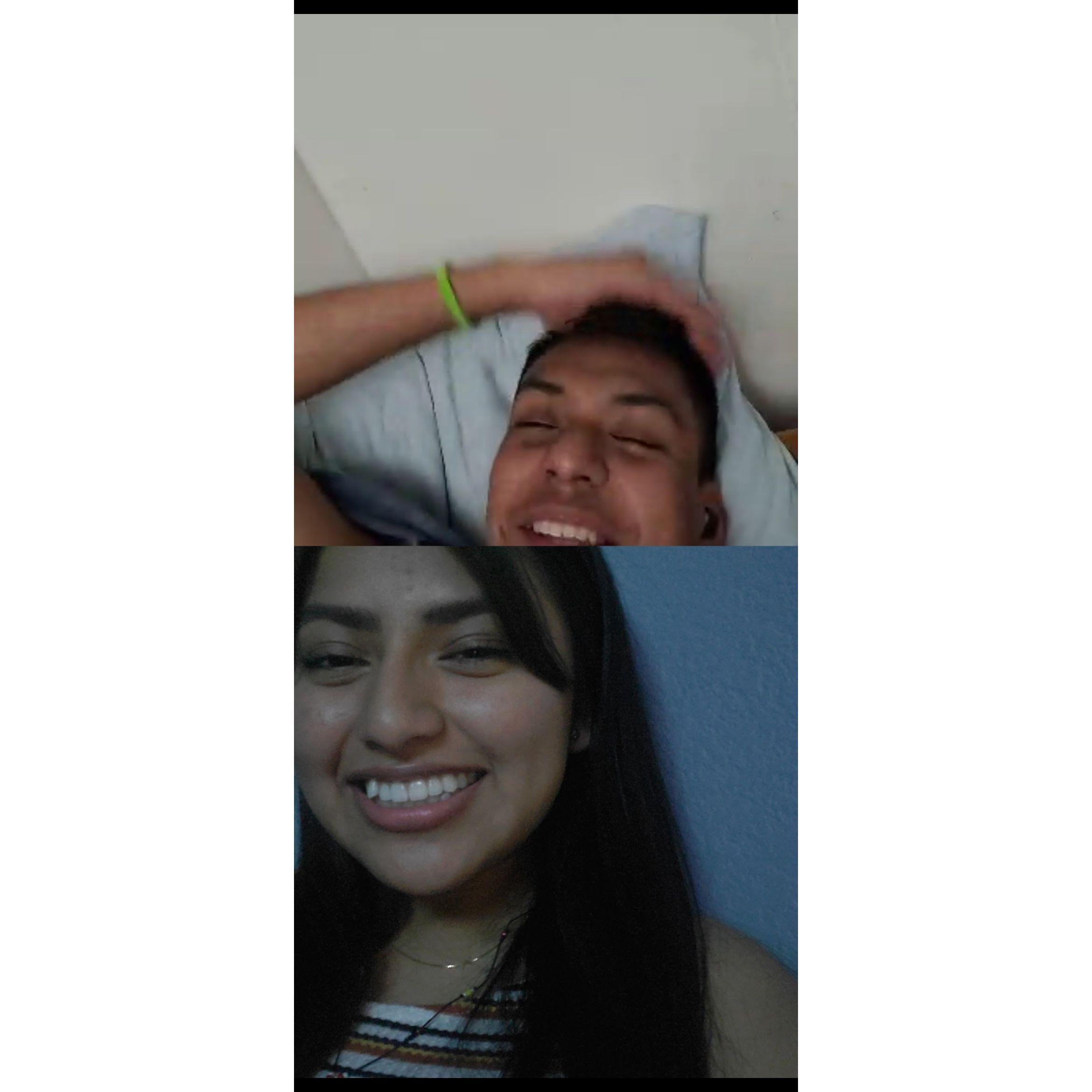We would facetime as we could not drive to each other yet.