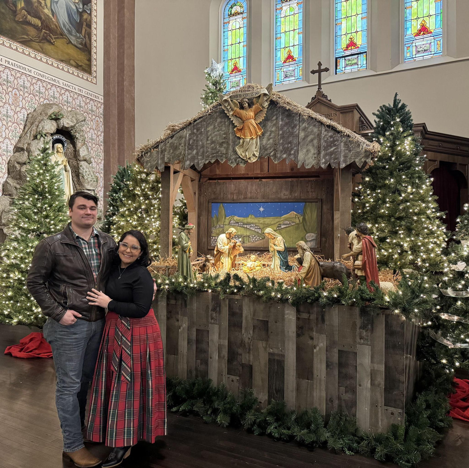 First Christmas Mass at St. Augustine.